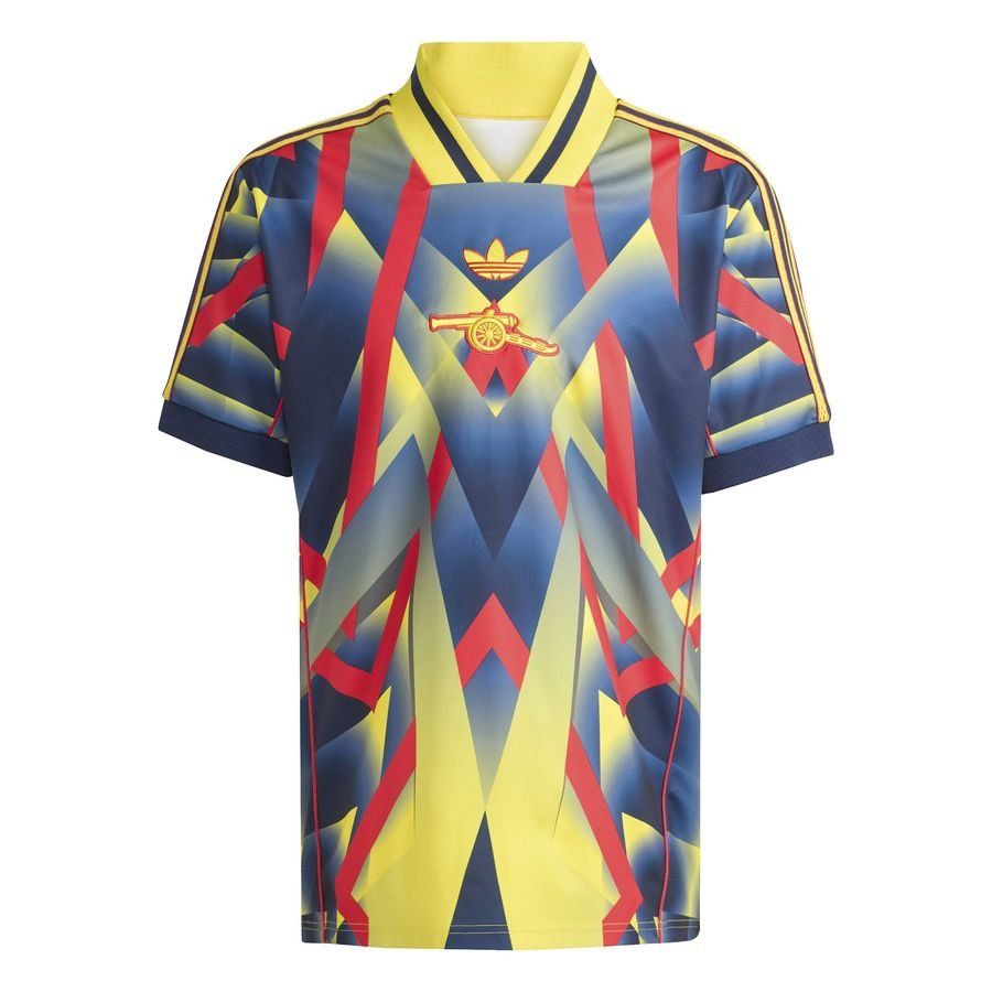 Arsenal T-Shirt Lifestyler - Yellow/Pure Ruby/Night Indigo - Men's-SoccerKits Hub | Buy Soccer Jerseys Online